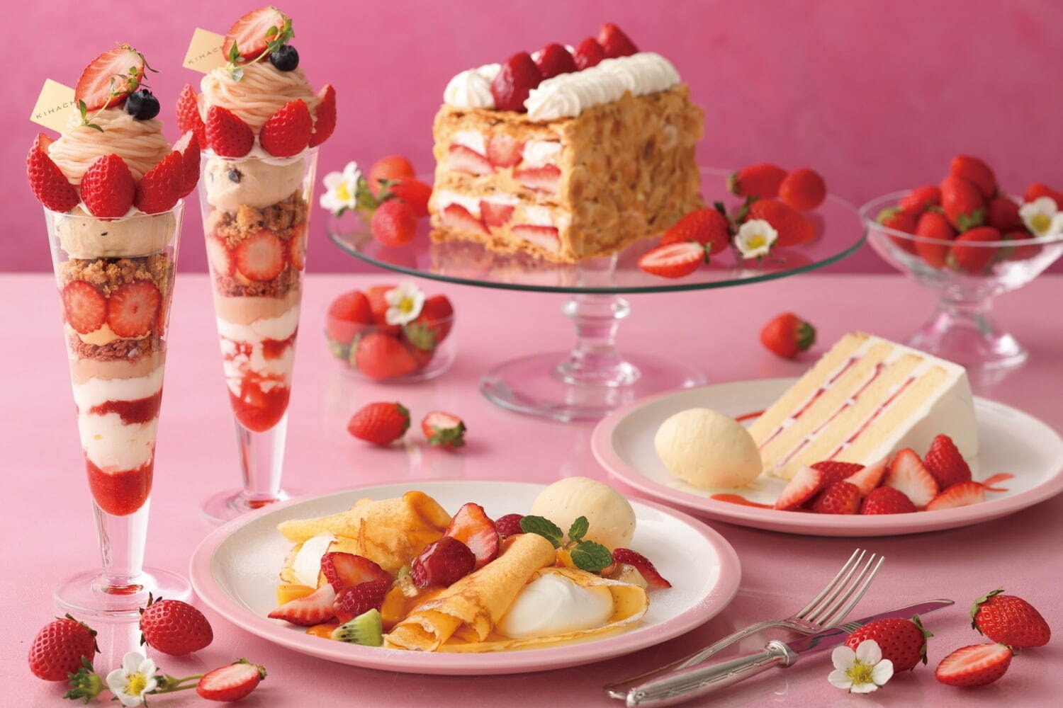 2025年3月_美麗甜點_KIHACHI CAFÉ_春之草莓祭